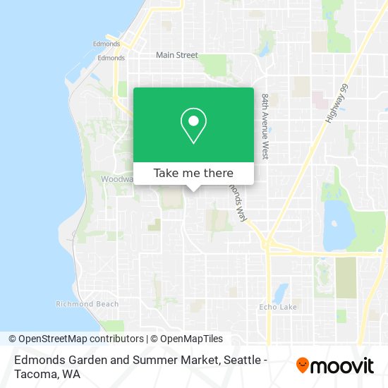 Mapa de Edmonds Garden and Summer Market