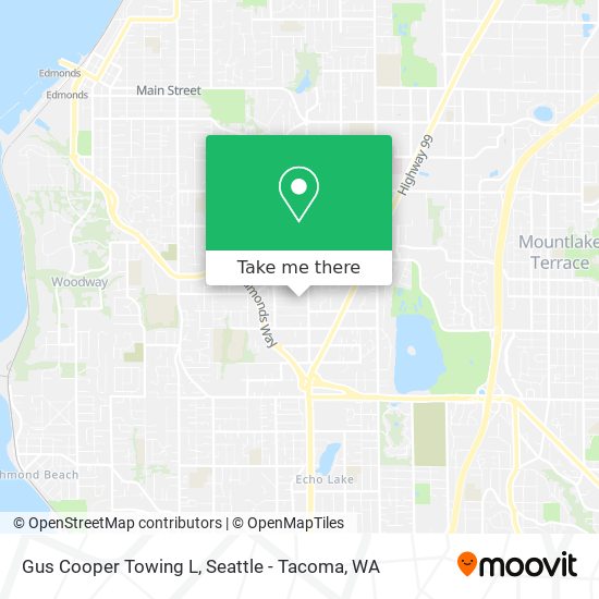 Gus Cooper Towing L map
