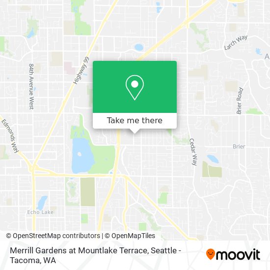 Mapa de Merrill Gardens at Mountlake Terrace