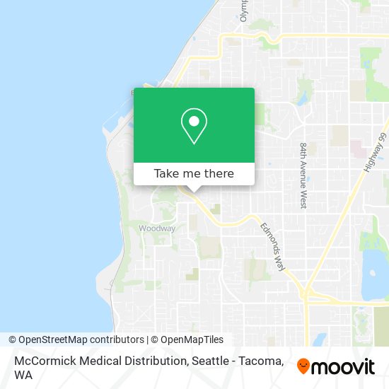 McCormick Medical Distribution map