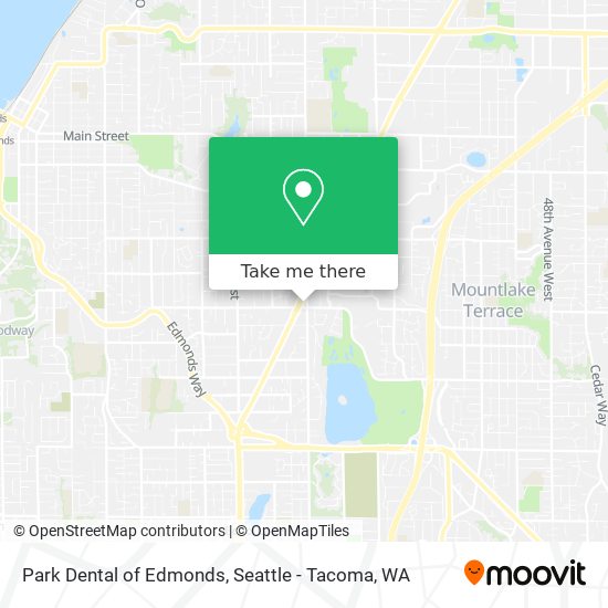 Mapa de Park Dental of Edmonds