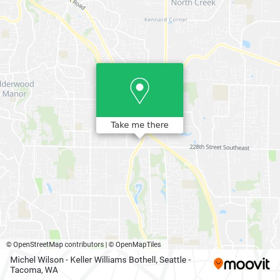 Michel Wilson - Keller Williams Bothell map