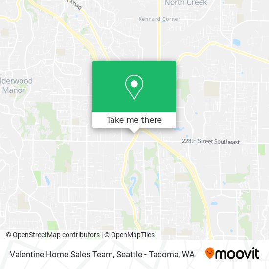 Valentine Home Sales Team map