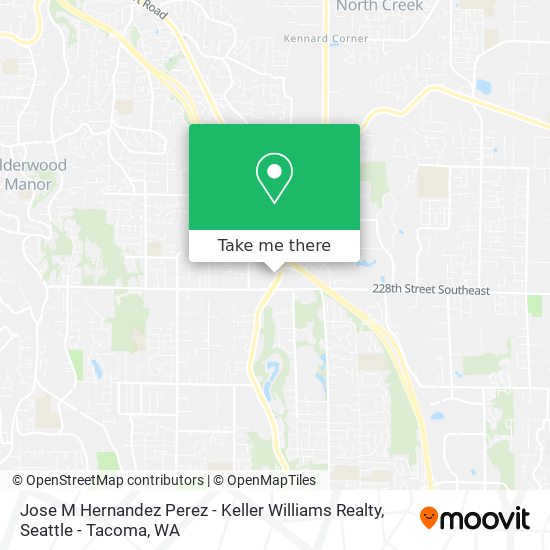 Jose M Hernandez Perez - Keller Williams Realty map