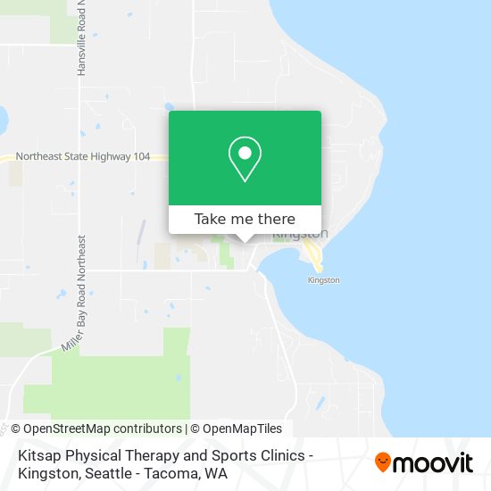 Kitsap Physical Therapy and Sports Clinics - Kingston map