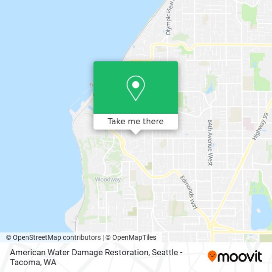 American Water Damage Restoration map