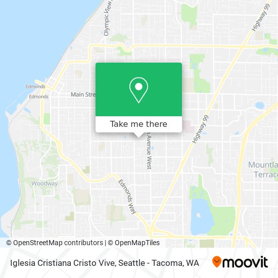 How to get to Iglesia Cristiana Cristo Vive in Edmonds by Bus?