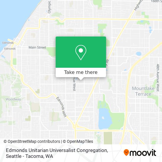 Edmonds Unitarian Universalist Congregation map