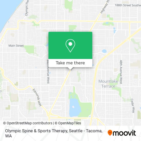 Olympic Spine & Sports Therapy map