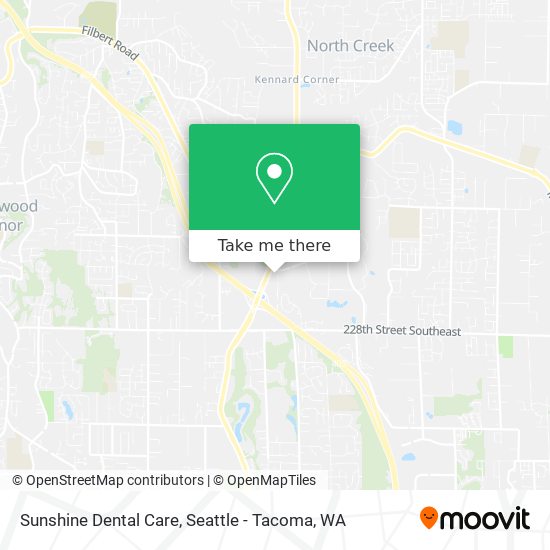 Mapa de Sunshine Dental Care