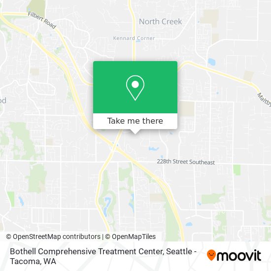 Mapa de Bothell Comprehensive Treatment Center