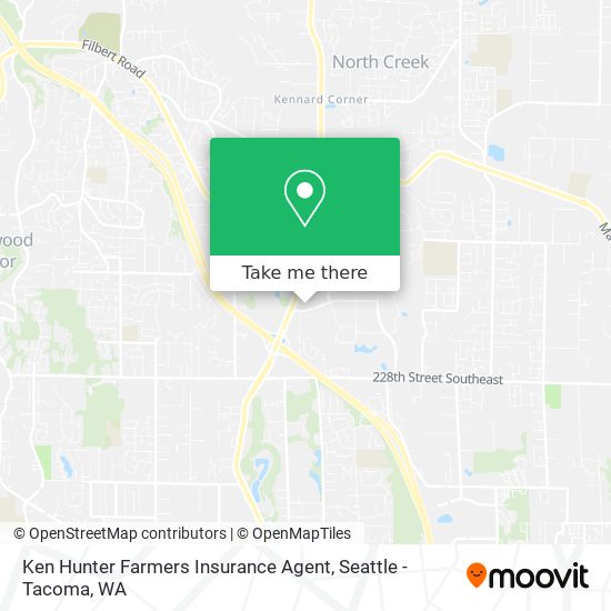 Mapa de Ken Hunter Farmers Insurance Agent