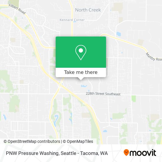 PNW Pressure Washing map