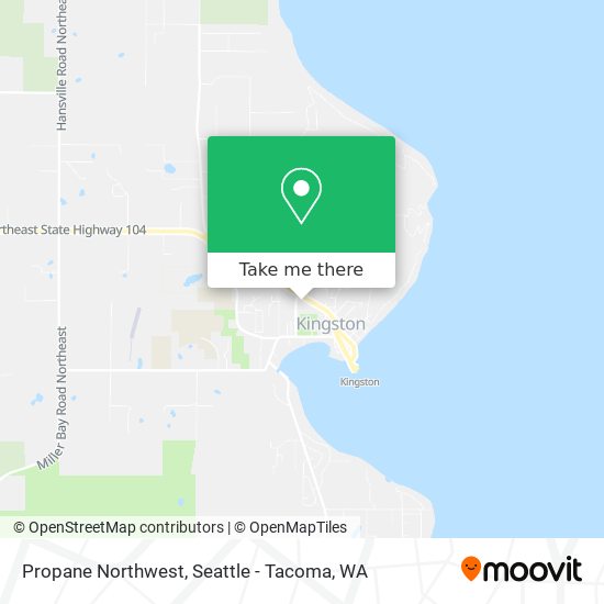 Propane Northwest map