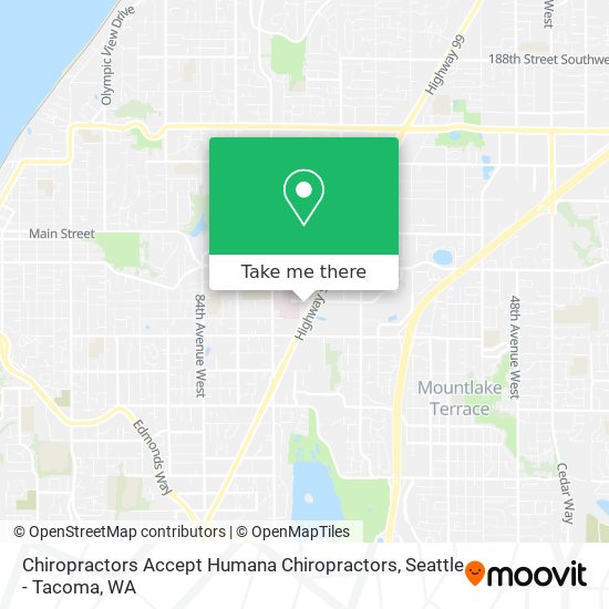 Chiropractors Accept Humana Chiropractors map