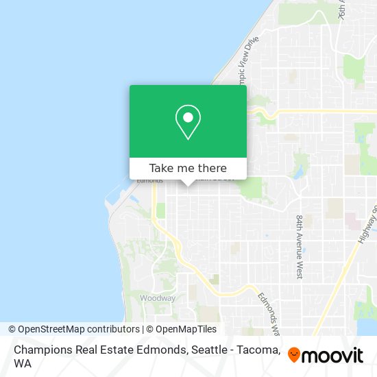 Champions Real Estate Edmonds map