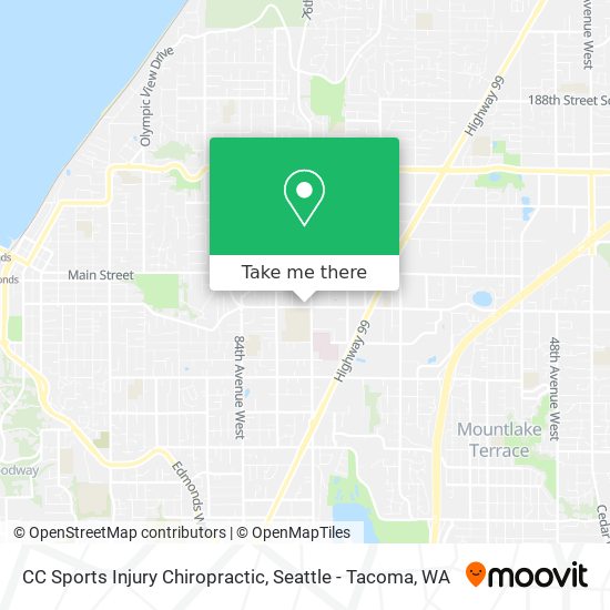 CC Sports Injury Chiropractic map