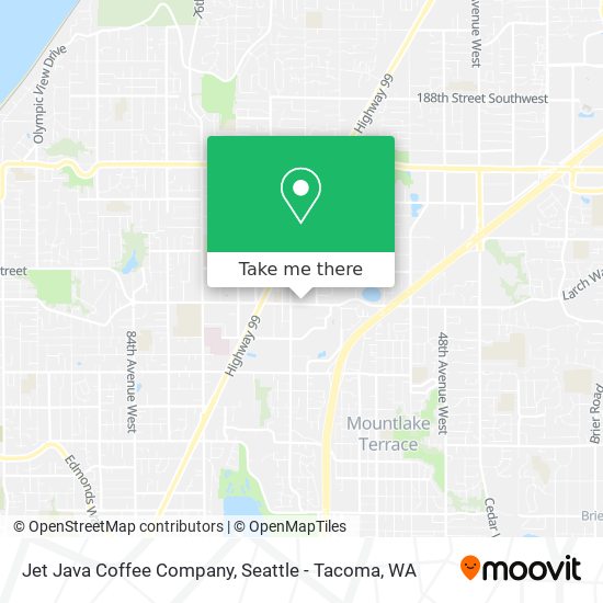 Jet Java Coffee Company map