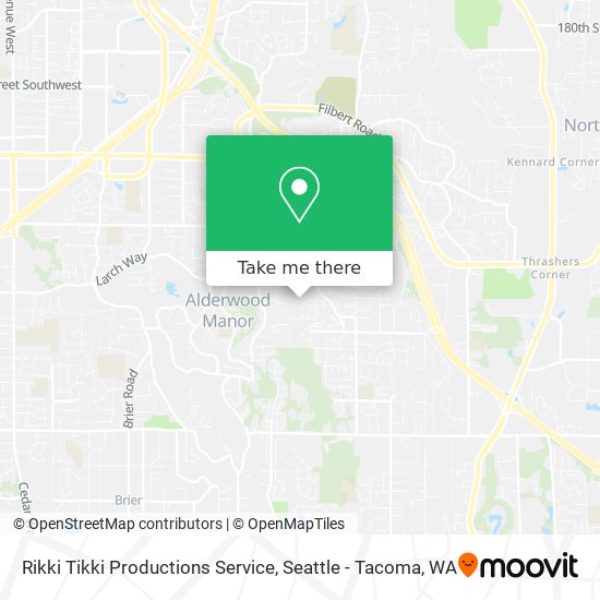 Rikki Tikki Productions Service map