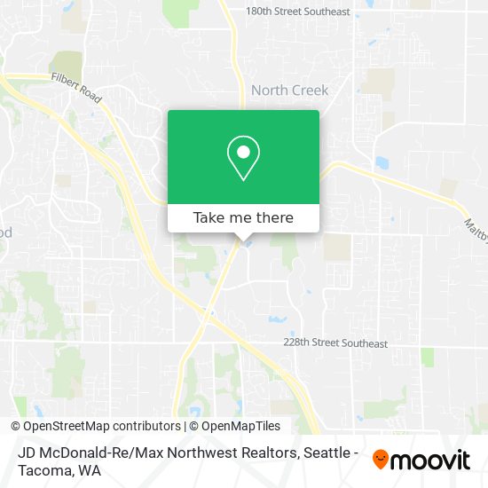 JD McDonald-Re / Max Northwest Realtors map