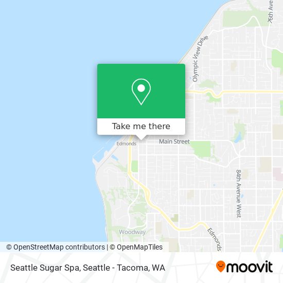 Mapa de Seattle Sugar Spa