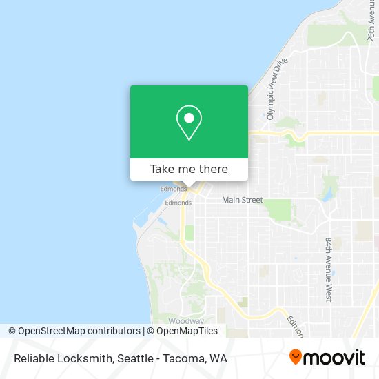 Reliable Locksmith map