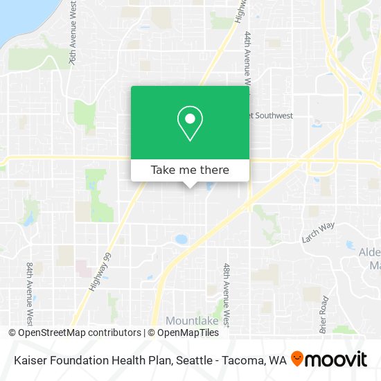 Kaiser Foundation Health Plan map