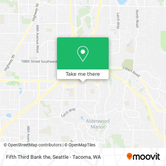 Fifth Third Bank the map