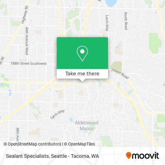 Sealant Specialists map