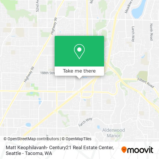 Mapa de Matt Keophilavanh- Century21 Real Estate Center