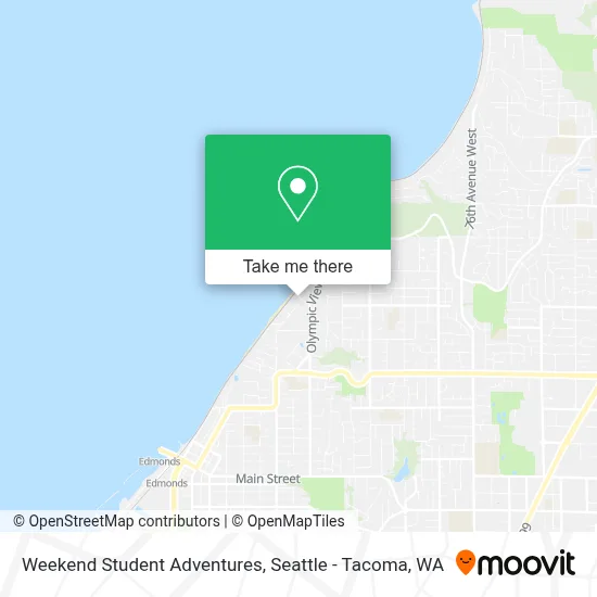 Weekend Student Adventures map