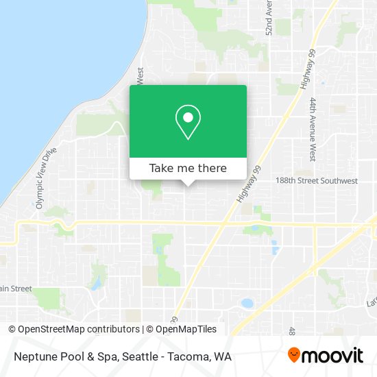 Neptune Pool & Spa map