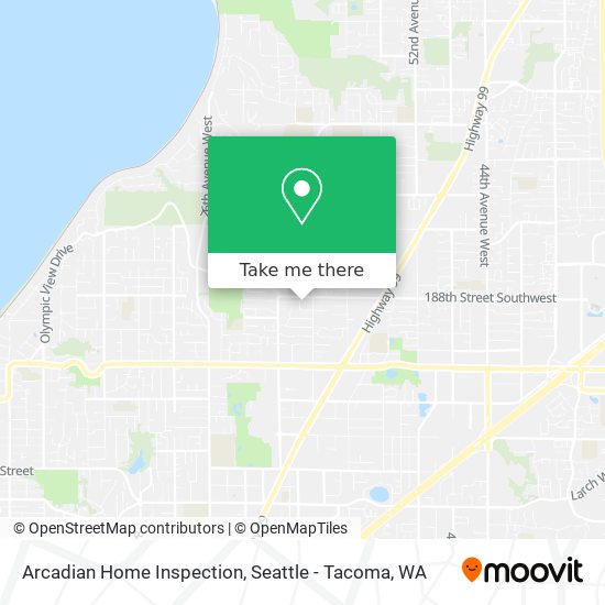Mapa de Arcadian Home Inspection