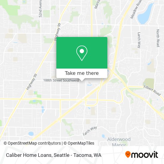 Caliber Home Loans map