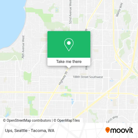 Ups map
