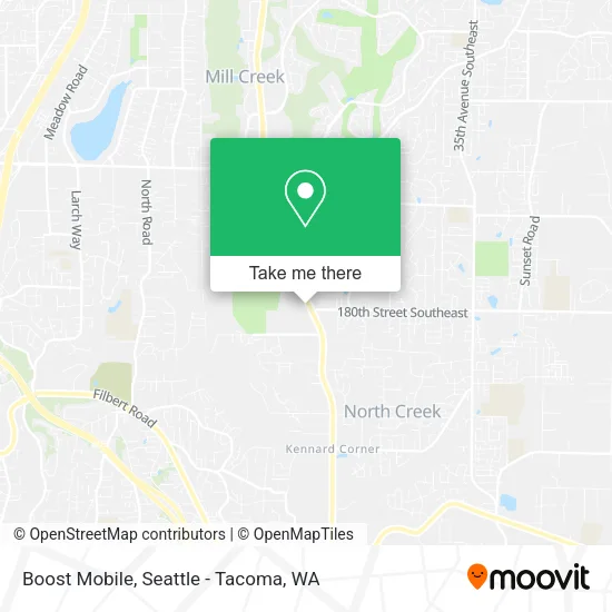 Mapa de Boost Mobile