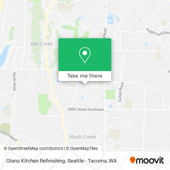 Olano Kitchen Refinishing map