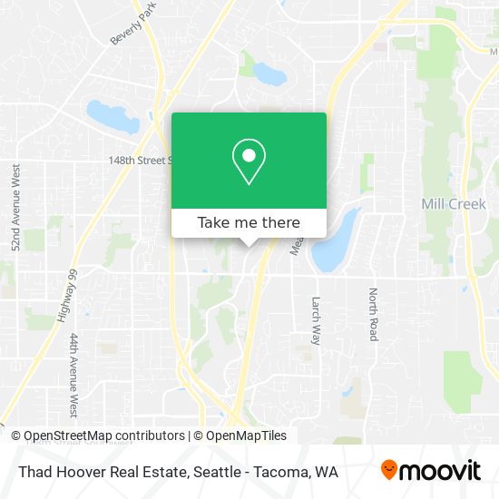 Thad Hoover Real Estate map