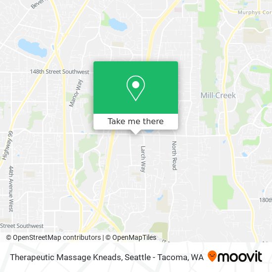Therapeutic Massage Kneads map