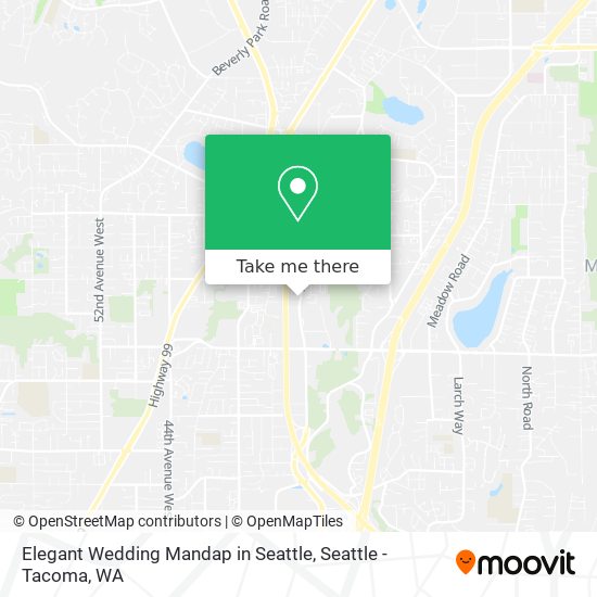 Mapa de Elegant Wedding Mandap in Seattle