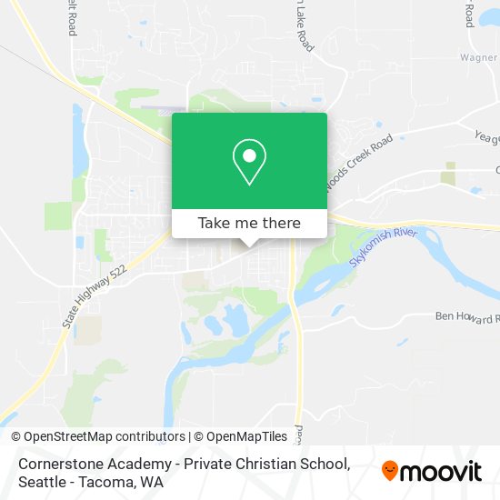 Cornerstone Academy - Private Christian School map