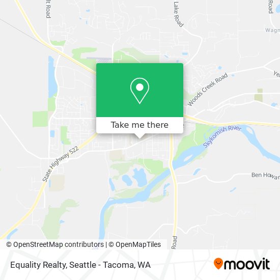 Equality Realty map