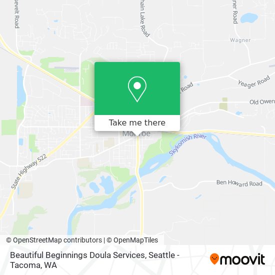 Mapa de Beautiful Beginnings Doula Services