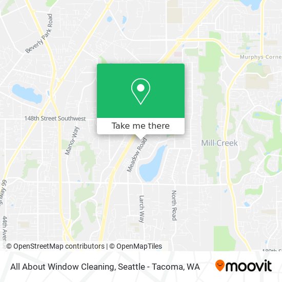 All About Window Cleaning map