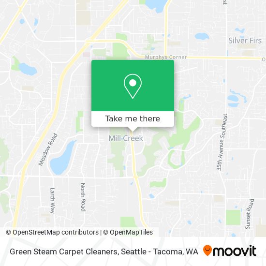 Mapa de Green Steam Carpet Cleaners