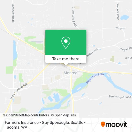 Mapa de Farmers Insurance - Guy Sponaugle