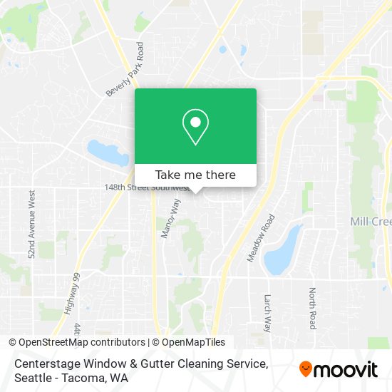 Centerstage Window & Gutter Cleaning Service map