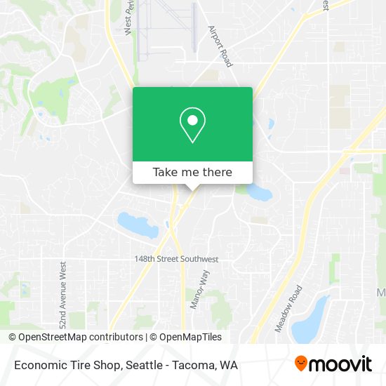 Mapa de Economic Tire Shop