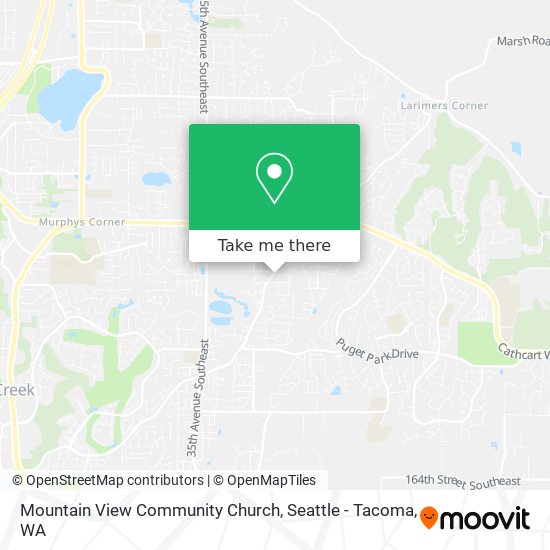 Mapa de Mountain View Community Church