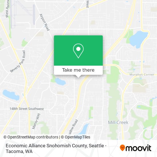 Economic Alliance Snohomish County map